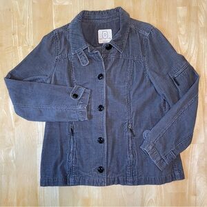 Vintage Relativity Cotton Corduroy Jacket - Gray